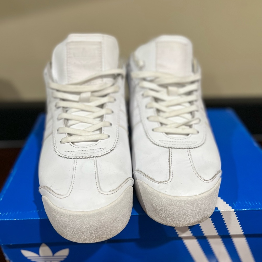 White adidas sneakers